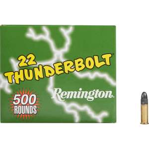 Remington Thunderbolt 22 LR 40-Grain Rimfire Ammunition - 500 Rounds