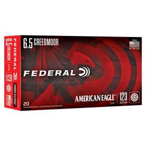 Federal American Eagle 6.5 Creedmoor 123-Grain Rifle Ammunition