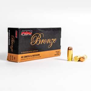 PMC Bronze FMJ 40 S&W 180-Grain Pistol Ammunition