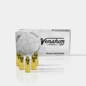 Venatum FMJ 9mm Luger 115-Grain Pistol Ammunition