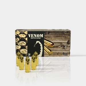 Venom FMJ 9mm Luger 115-Grain Pistol Ammunition