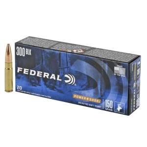 Federal Power Shok 300 Blackout 150-Grain Rifle Ammunition