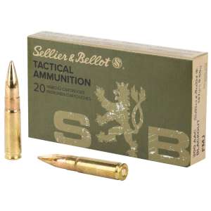 Sellier and Bellot 300 Blackout 147-Grain Rifle Ammunition