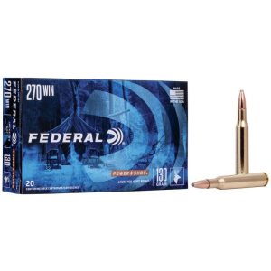 Federal Premium Power-Shok 270 Winchester 130-Grain Centerfire Rifle Ammunition