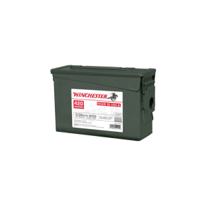 Winchester FMJ 5.56x45mm NATO 55-Grain Ammo Can Rifle Ammunition - 420 Rounds